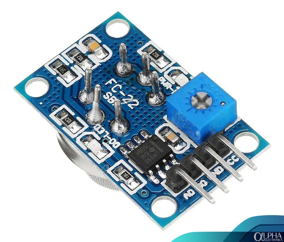 Modulo Sensor De Gas Natural MQ 4 Electrónica Alpha Guatemala