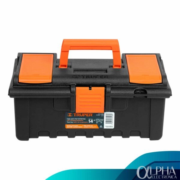Caja Para Herramienta de 14" Con Compartimentos, Truper