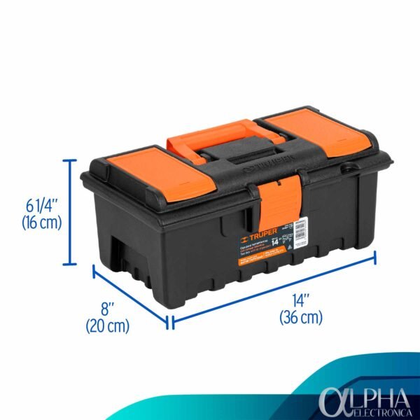 Caja Para Herramienta de 14" Con Compartimentos, Truper - Imagen 3
