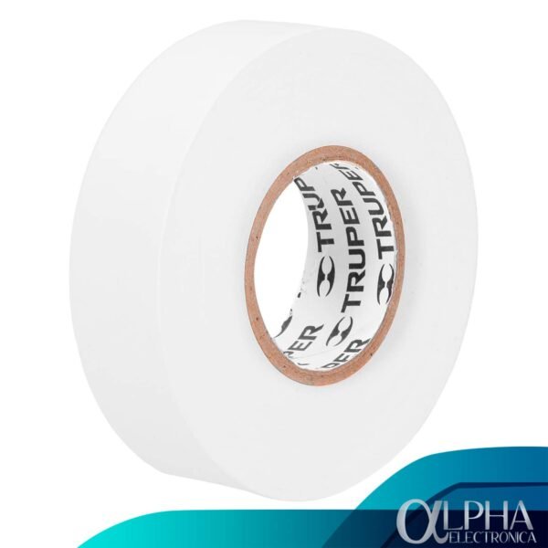 Cinta de Aislar Blanca de 18M x 19mm, Truper - Imagen 2