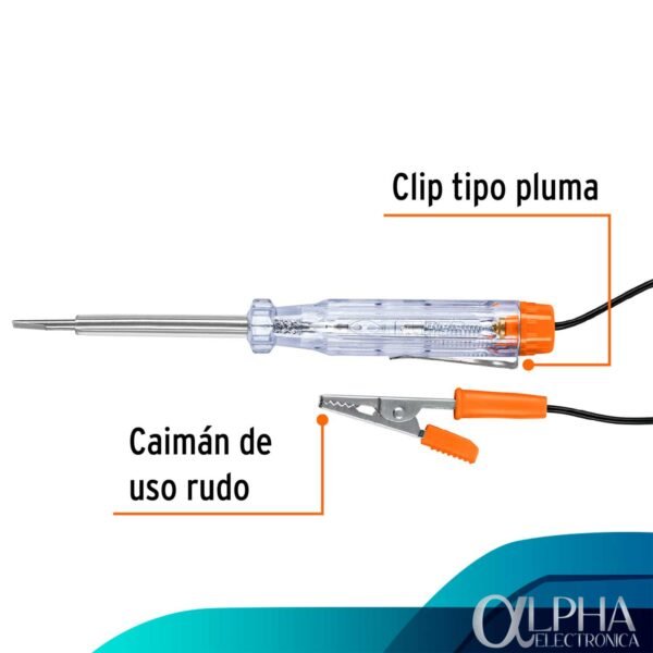 Probador de Corriente Directa 14cm , Truper - Imagen 2