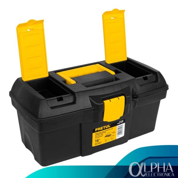 Caja Para Herramienta de 16" Con Compartimentos, Pretul - Imagen 2