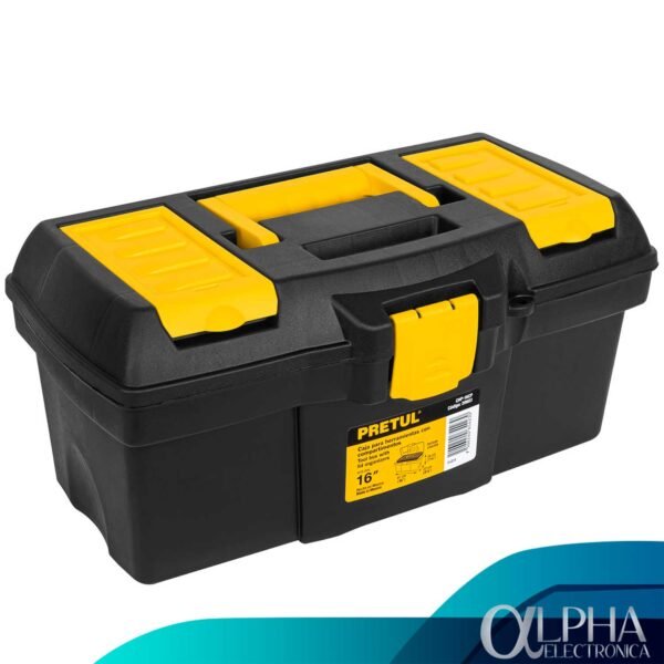 Caja Para Herramienta de 16" Con Compartimentos, Pretul