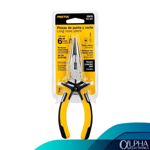 Pinza de Punta y Corte 6", Pretul - Imagen 2