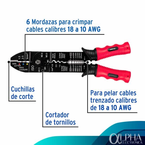 Pinza Pelacable 9", Pretul - Imagen 2