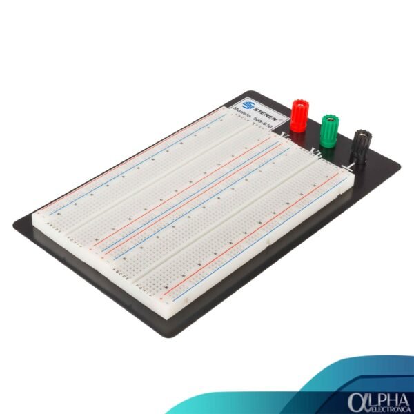 Protoboard Steren de 1580 puntos, 2 Galletas