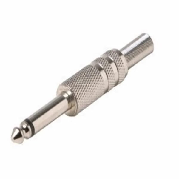Plug 1/4" Mono de Metal