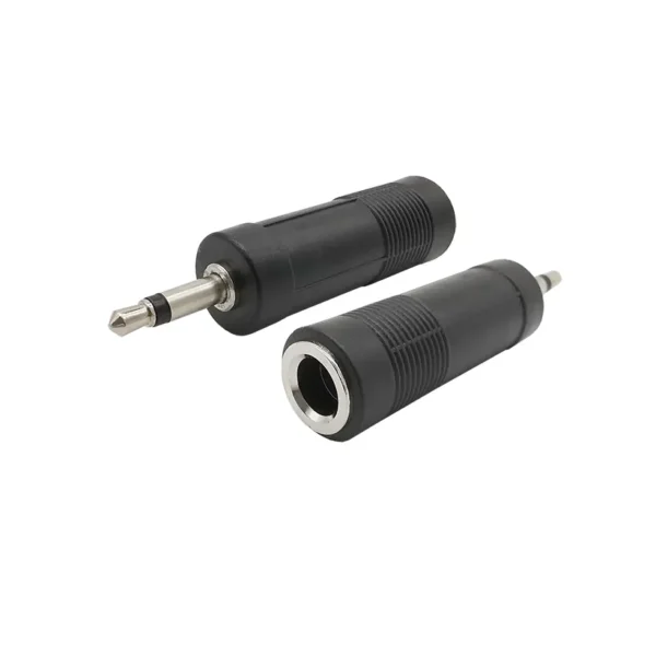 Adaptador Plug 3.5mm Mono a Jack 1/4" Mono