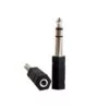 Adaptador Plug 1/4" Estéreo a Jack 3.5mm Estéreo - Imagen 2
