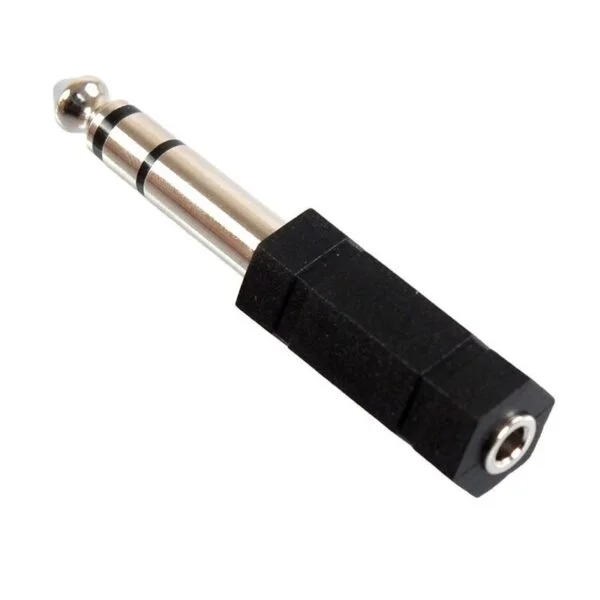 Adaptador Plug 1/4" Estéreo a Jack 3.5mm Estéreo
