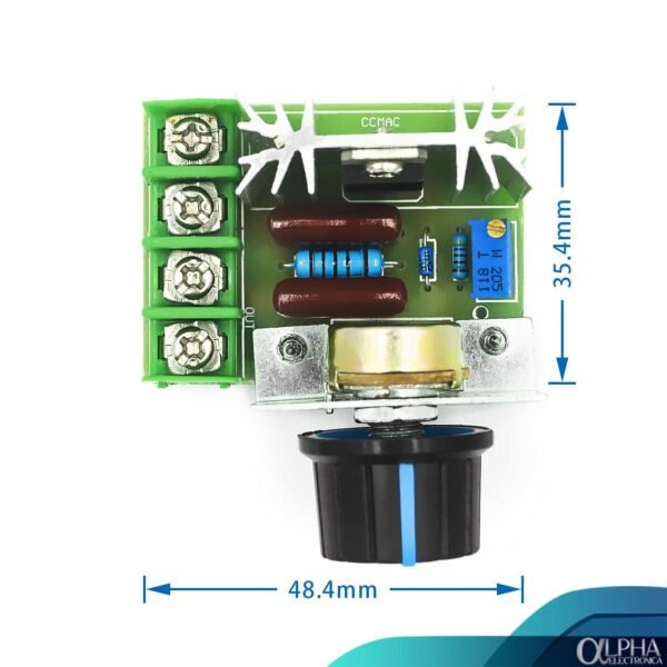 Modulo Dimmer, BTA16-800 - Imagen 2