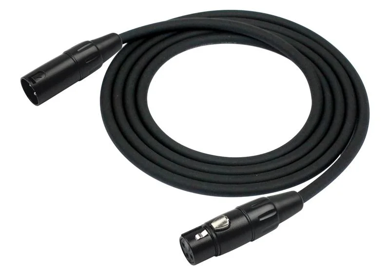 Cable Para Micrófono XLR de 6M Kirlin - Negro - Imagen 2