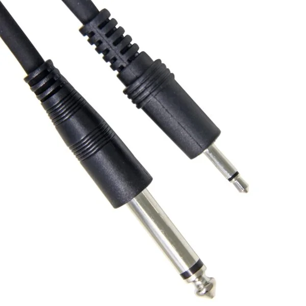 Cable Plug 3.5mm Mono a Plug 1/4 Mono 6M