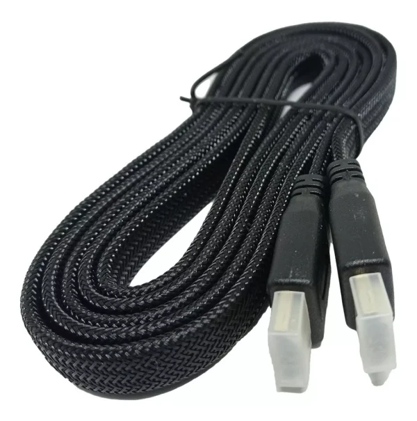 Cable HDMI Plano de 3M, con Forro de Tela