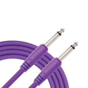 Cable Para Instrumento de Plug 1/4 a Plug 1/4 mono de 6M Kirlin Purpura