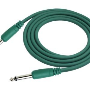 Cable Para Instrumento de Plug 1/4 a Plug 1/4 mono de 6M Kirlin Verde