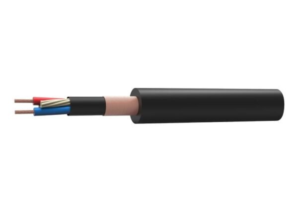 Cable Para Micrófono Estéreo 24AWG Negro Kirlin -  Por Metro