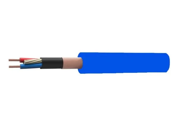 Cable Para Micrófono Estéreo 20AWG Azul Kirlin -  Por Metro