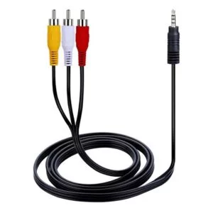 Cable de Plug 3.5mm a 3 Plug RCA 1.8M - Plus Audio