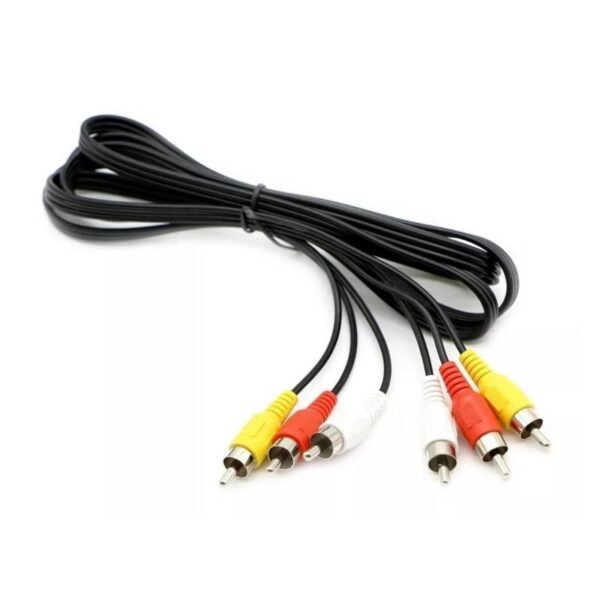 Cable de 3 Plug RCA a 3 Plug RCA 1.8M
