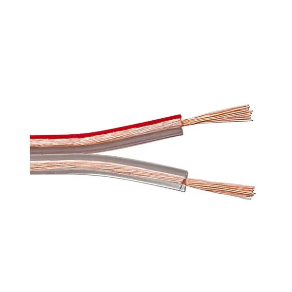 Metro de Cable Para Bocina 24AWG Transparente Plus Audio