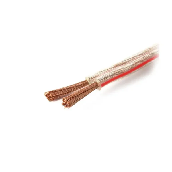 Metro de Cable Para Bocina 20AWG Transparente Rocket