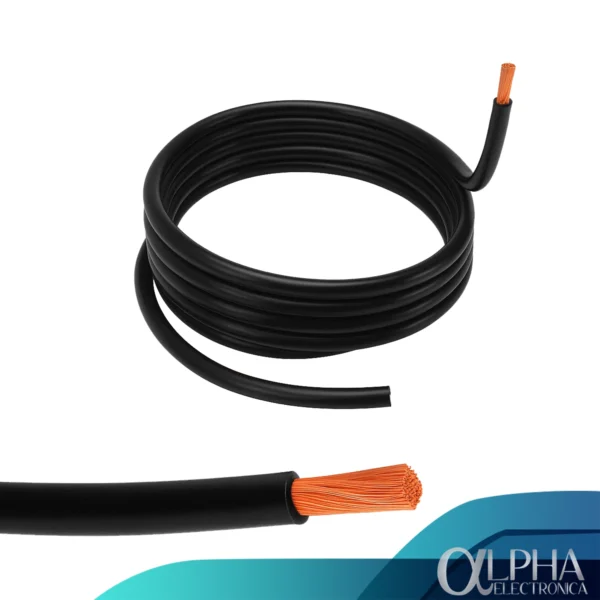 Metro de Cable Primario Negro 12 AWG, Audiopipe