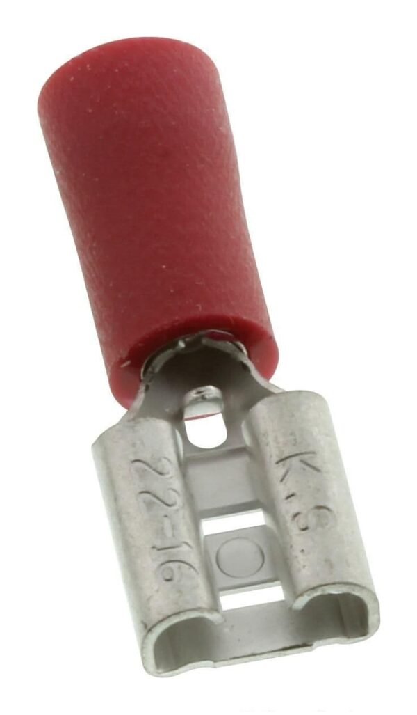 Terminal Hembra 250 Rojo 22-18AWG