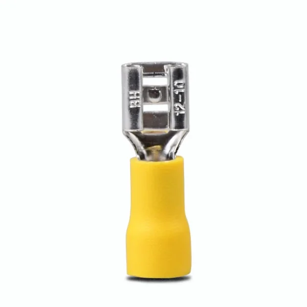 Terminal Hembra 250 Amarillo 12-10AWG - Imagen 2