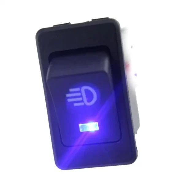 Switch Rocker ON-OFF 4 Pines Con Luz Azul 12V