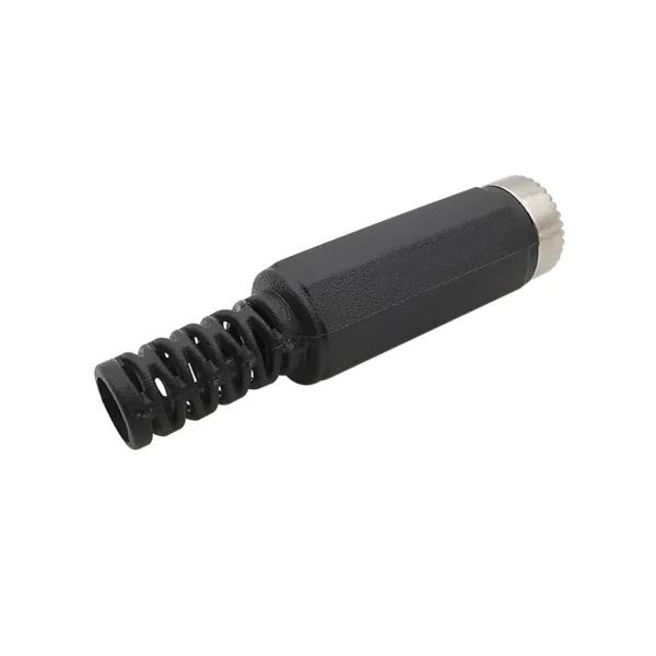 Jack DC 2.1 x 5.5mm In-Line Plástico - Imagen 2