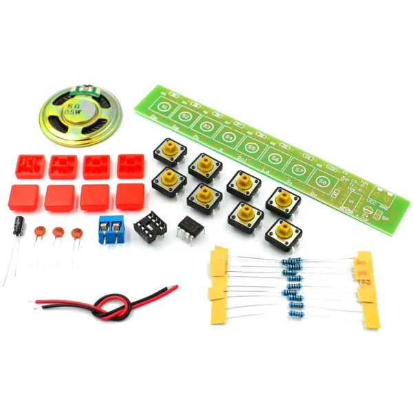 Kit de Piano Electrónico NE555 DIY