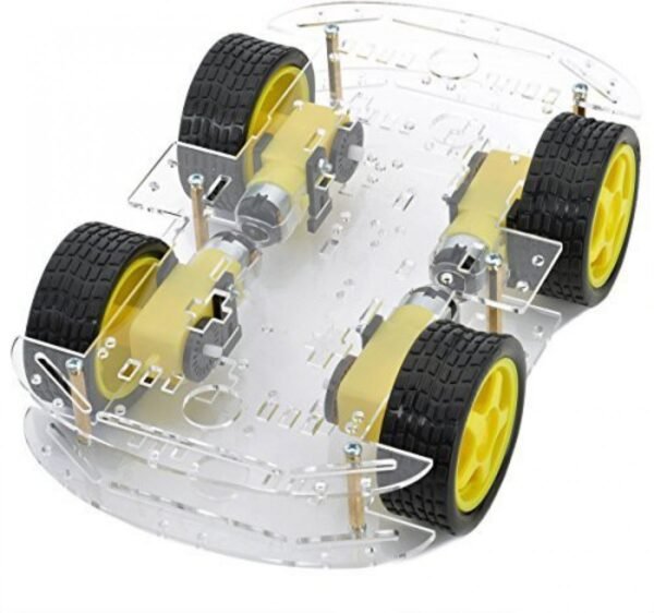 Chasis de Carro Inteligente de 4 Motores - Imagen 2