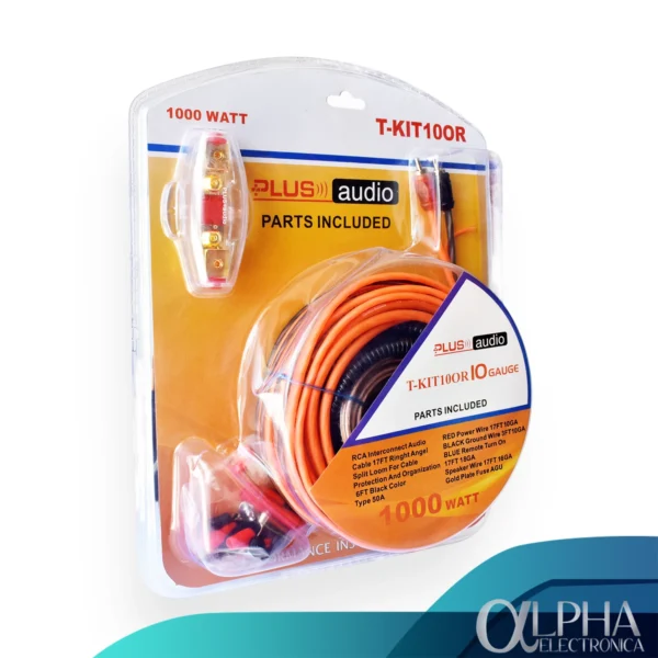Kit de Instalación 10AWG 1200W, Plus Audio - Imagen 2