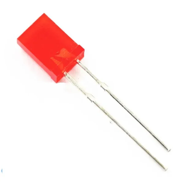 Led Rectangular 2 x 5 x 7mm Rojo
