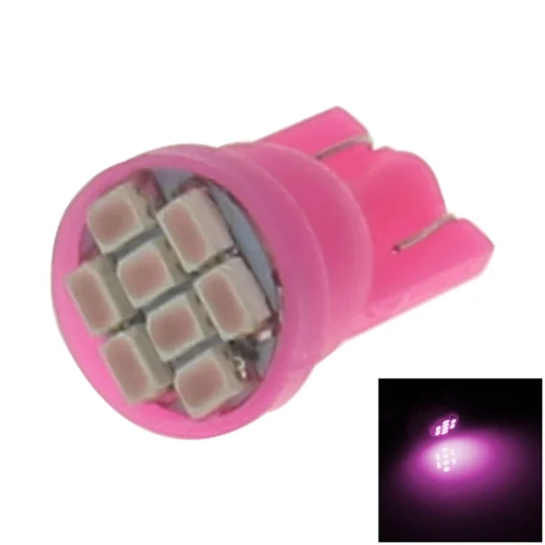 Led Rosado 8 SMD de 12V Con Base