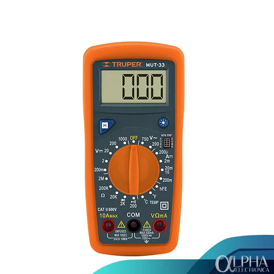 Multímetro digital junior - Truper