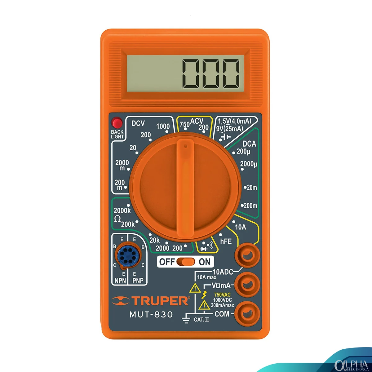 Multímetro digital escolar - Truper