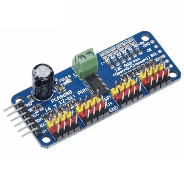 PCA9685 - Módulo Controlador para 16 Servo Motores