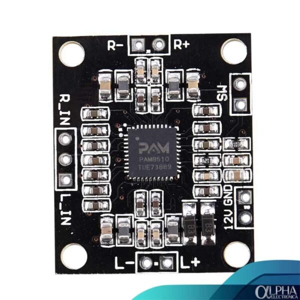 Modulo Amplificador de Audio Estéreo PAM8610 Clase D - Imagen 2