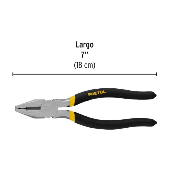 Pinza Para Electricista 7", Pretul - Imagen 2