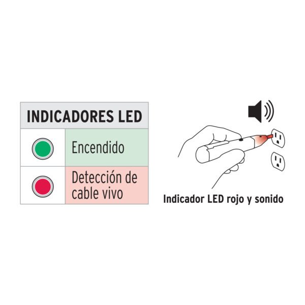 Probador de Voltaje sin Contacto Tipo Pluma, Truper - Imagen 3