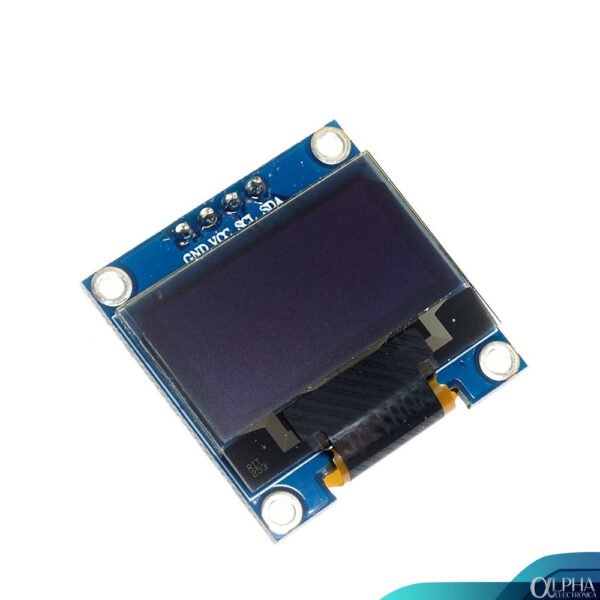 Pantalla OLED de 0.96" SSD1306, Blanco