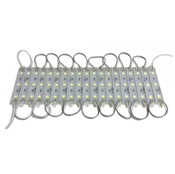 Modulo de 3 Led Blanco 12V SMD5054 - Imagen 2