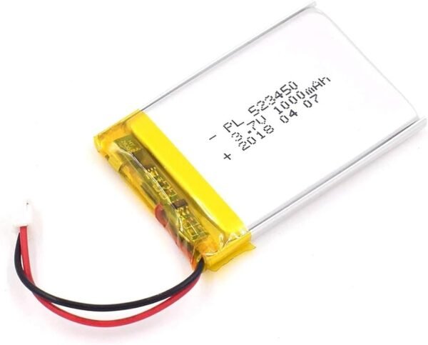 Batería Recargable de Litio 3.7V 1000mAh