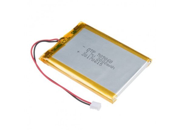 Batería Recargable de Litio 3.7V 2000mAh