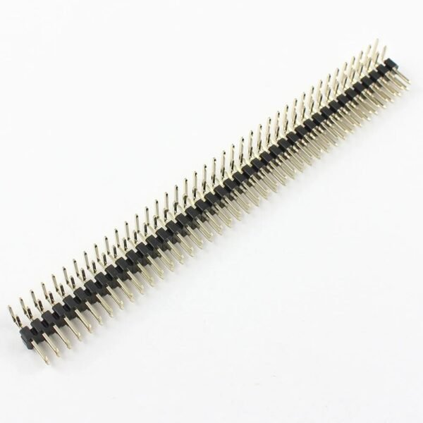 Tira de Header Macho Angulado doble 2x40 Pines