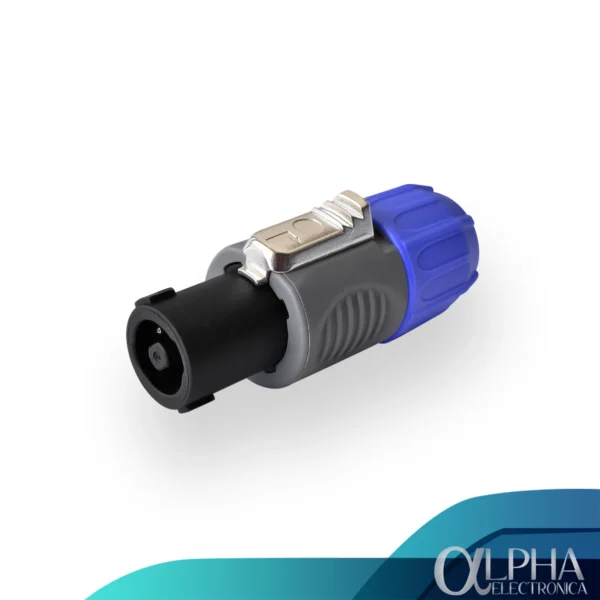 Plug Speakon de 4 Vías Azul - Kirlin