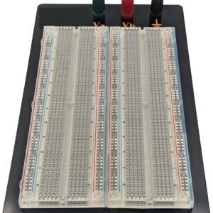 Protoboard Transparente de 1660 puntos, 2 Galletas