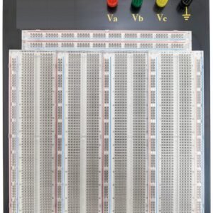 Protoboard Transparente de 4 galletas, 3220 puntos